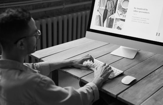 Designing a website layout